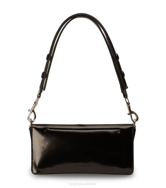 Handtaschen| de Tony Bianco Frauen Nelken-Umhängetasche Schwarz hochglänzend 4624692